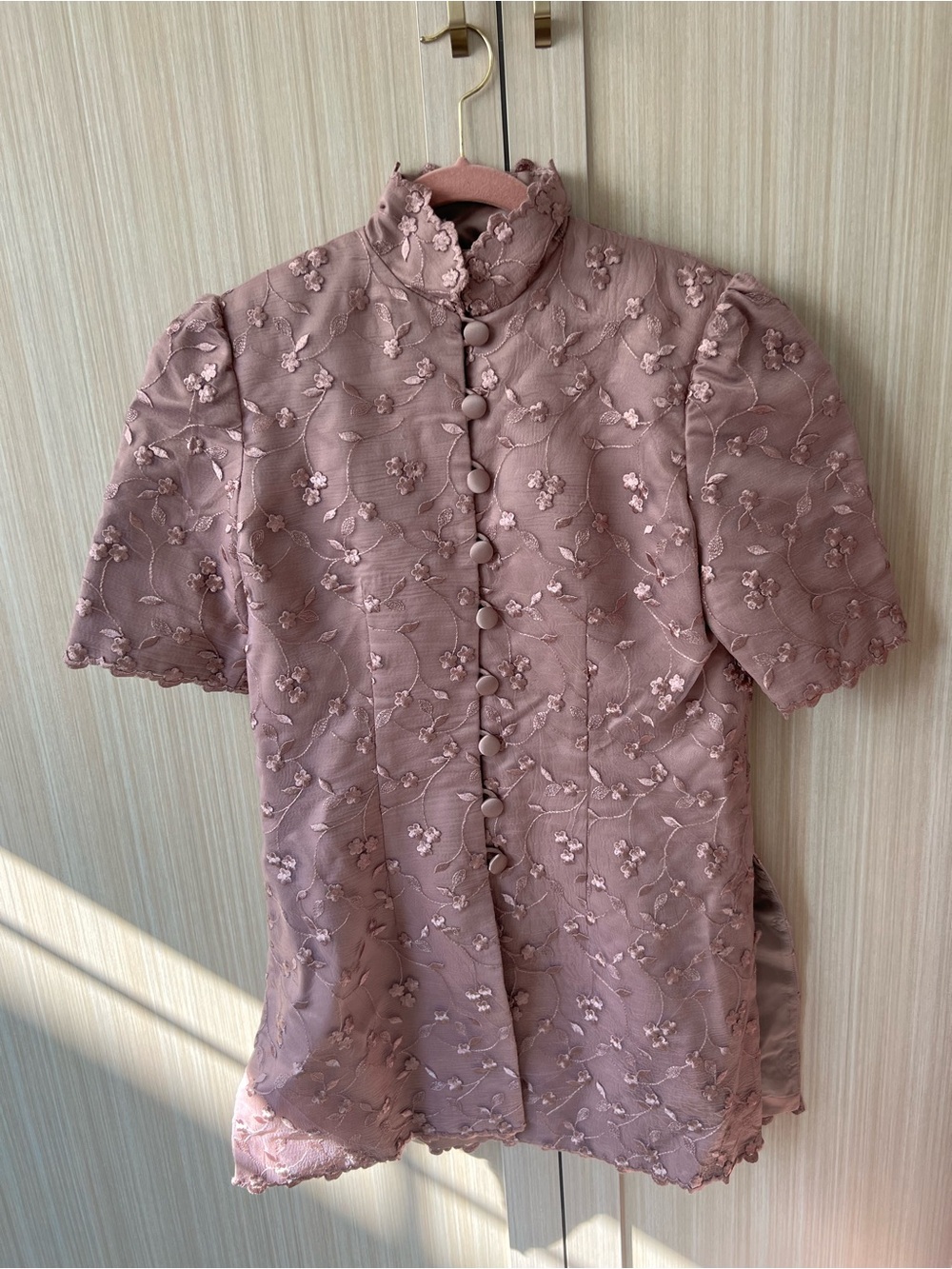 Custom designed Tunic in Dusty Rose